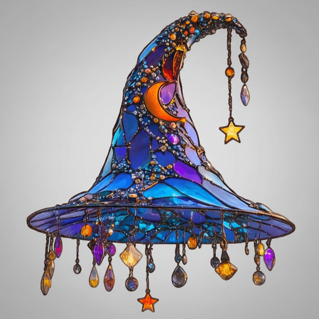 Halloween Witch Hat Decor Magical Home Accent – alternate product view 2