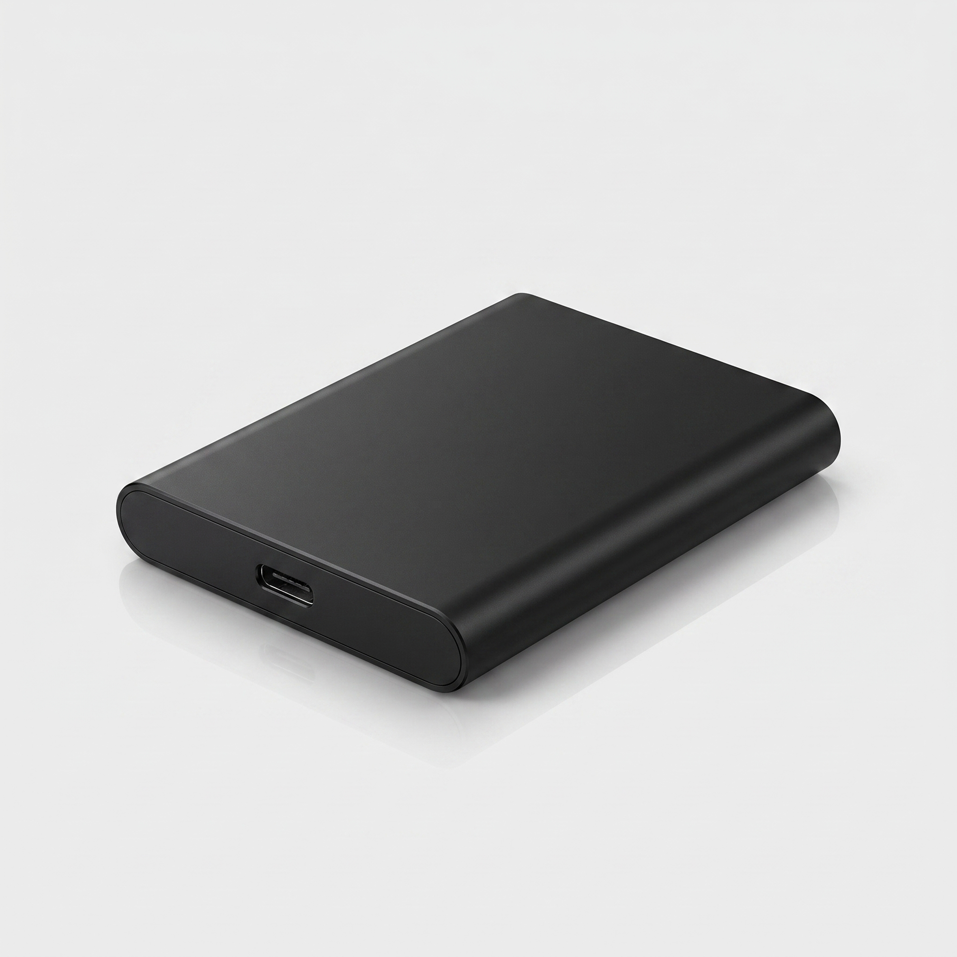 Portable USB SSD angled