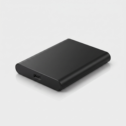 Portable USB SSD angled