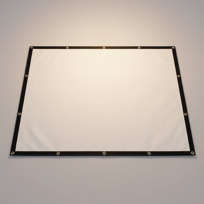 Portable 120 inch projector screen top