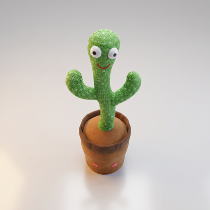 Singing dancing cactus toy top