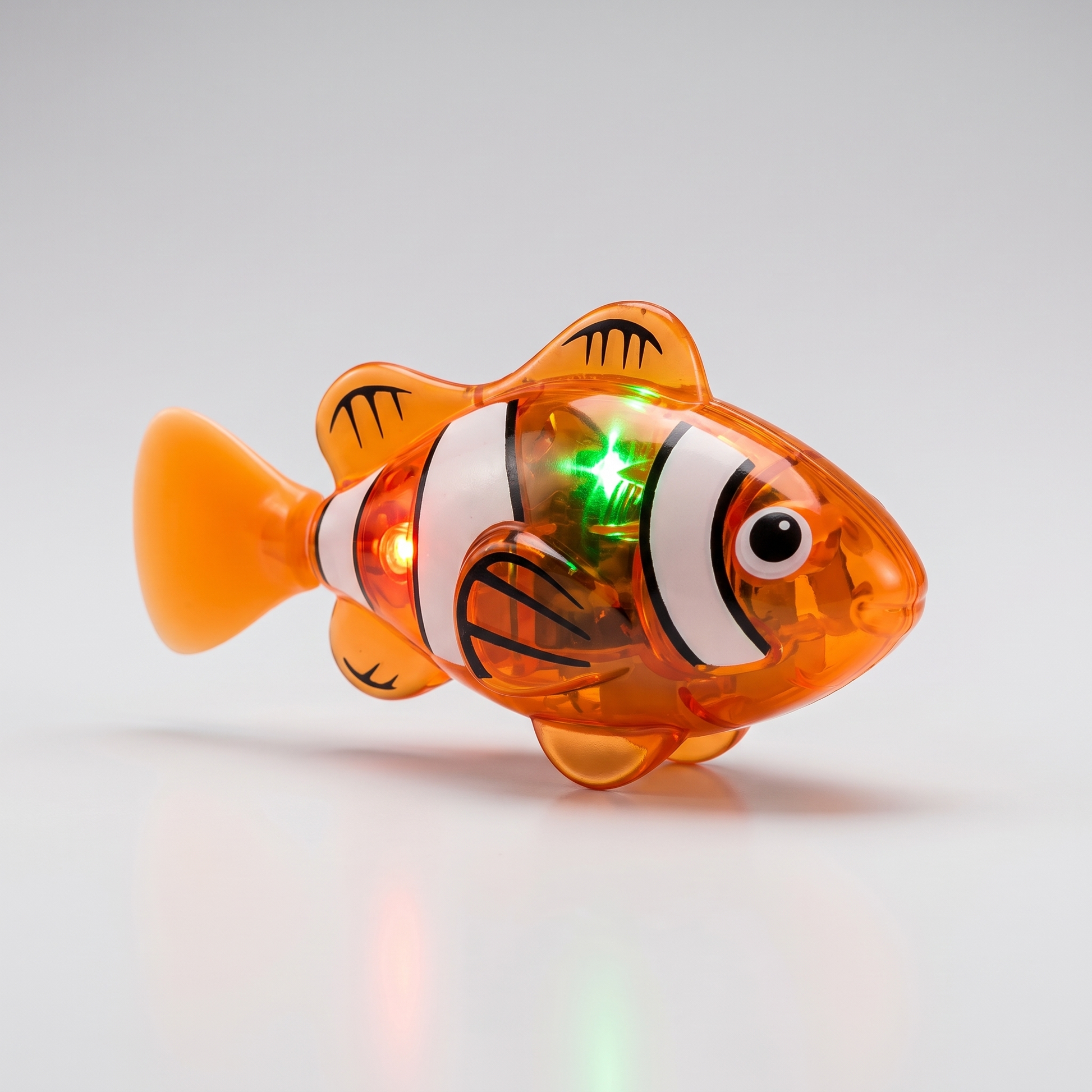 LED floating fish bath toy front