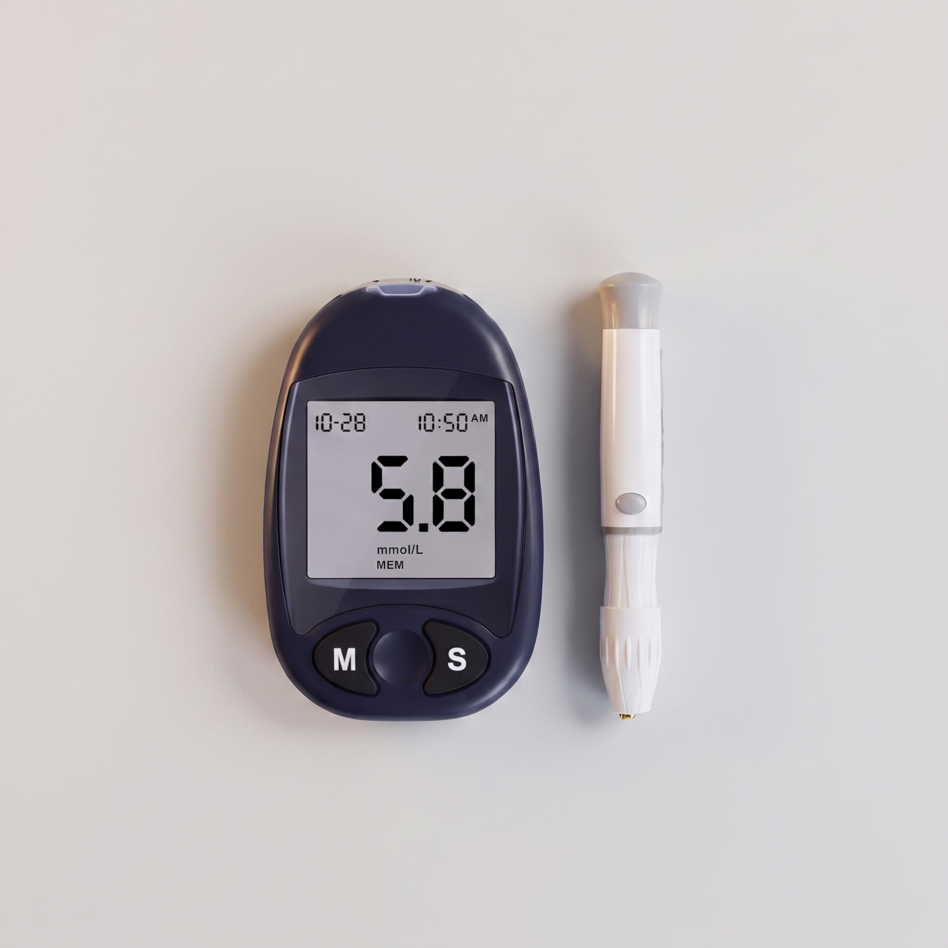 Blood glucose monitor kit top