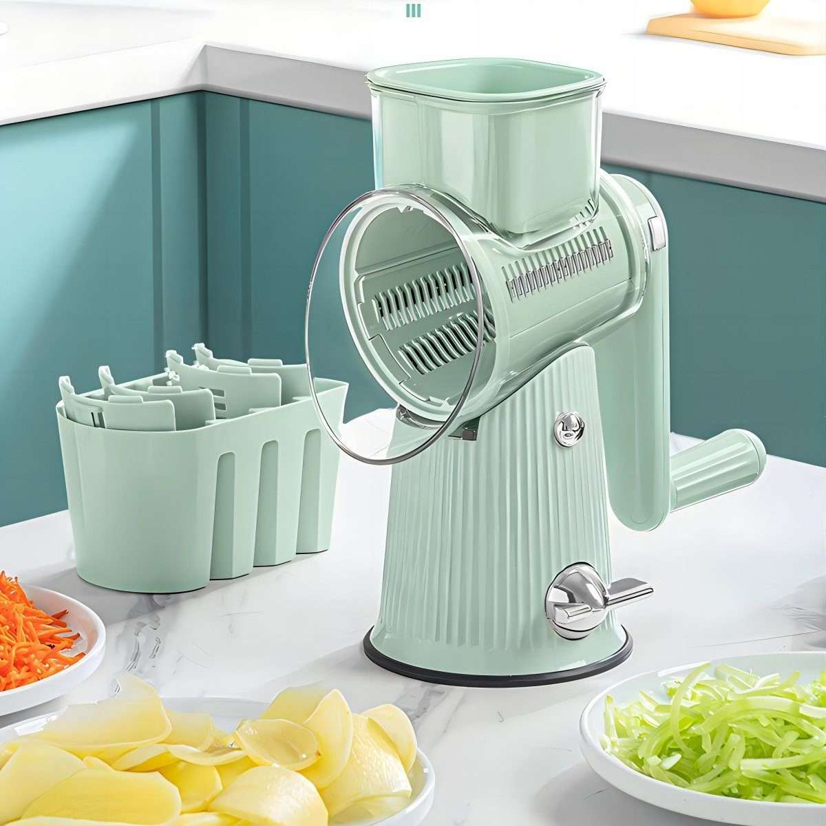 Multifunctional kitchen grater & chipper – SliceMaster – alternate product view 4