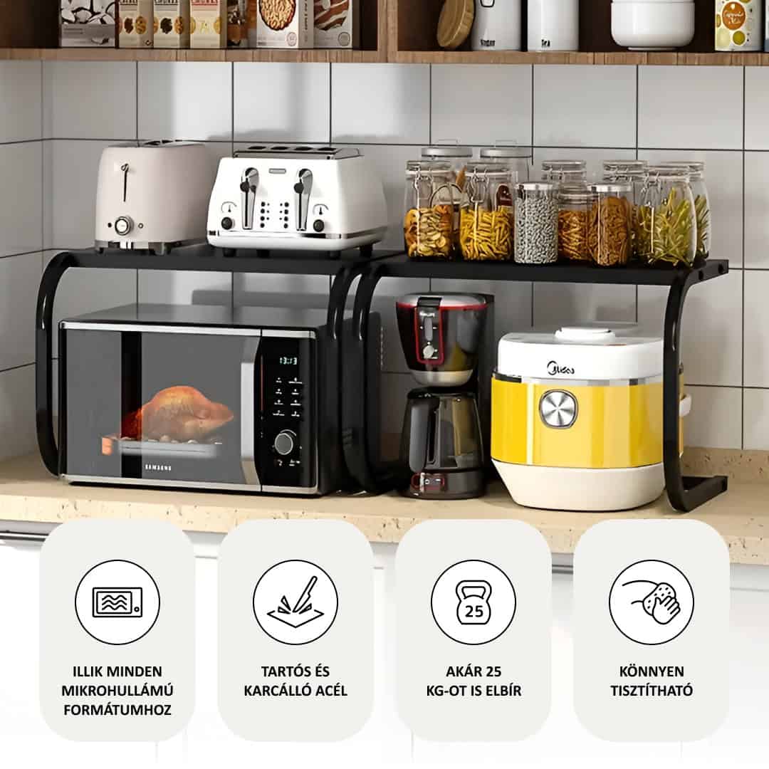 Kitchen shelf for worktop - More space without drilling – alternate product view 2