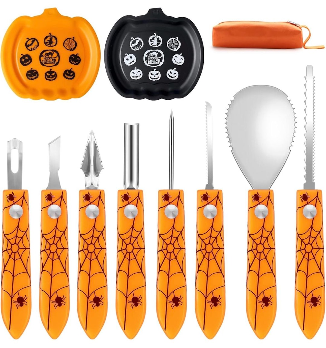 10-Piece Halloween Pumpkin Carving Tool Set