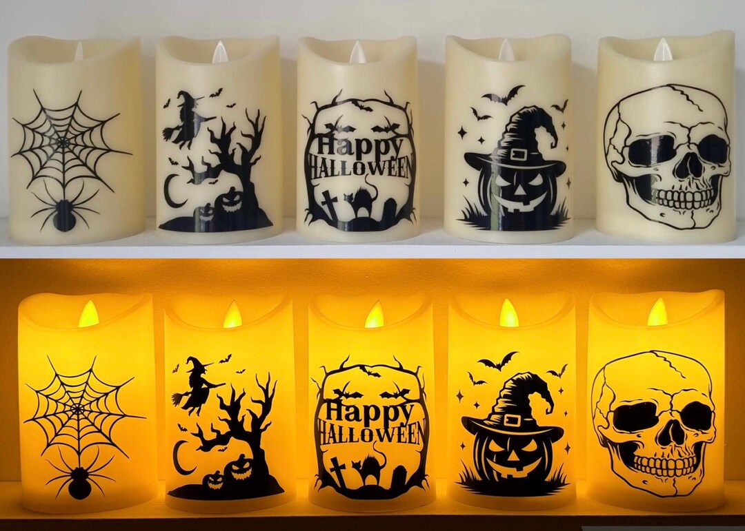 Flickering Flameless Halloween LED Candle