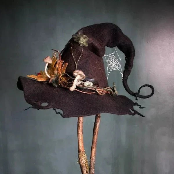 Halloween Party Witch Hat with Adjustable Fit for Costume and Decorative Use – alternate product view 5