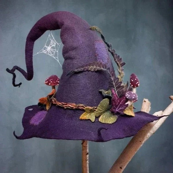 Halloween Party Witch Hat with Adjustable Fit for Costume and Decorative Use – alternate product view 2