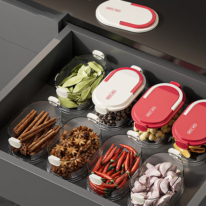 Stackable spice rack - stay fresh, access quickly – alternate product view 4