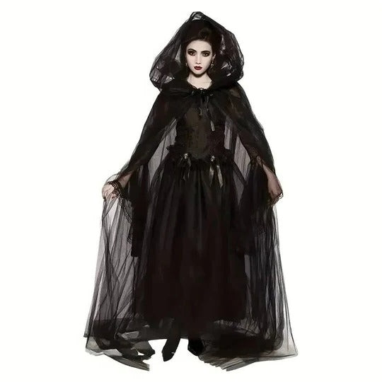 Adults Halloween Costume Hooded Cape for Women – alternate product view 2