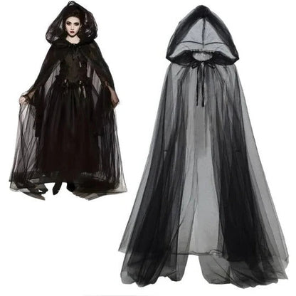 Adults Halloween Costume Hooded Cape for Women