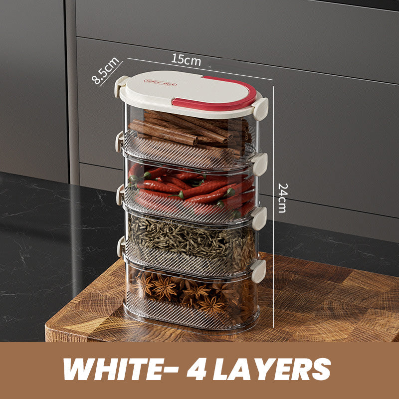Stackable spice rack - stay fresh, access quickly – alternate product view 6