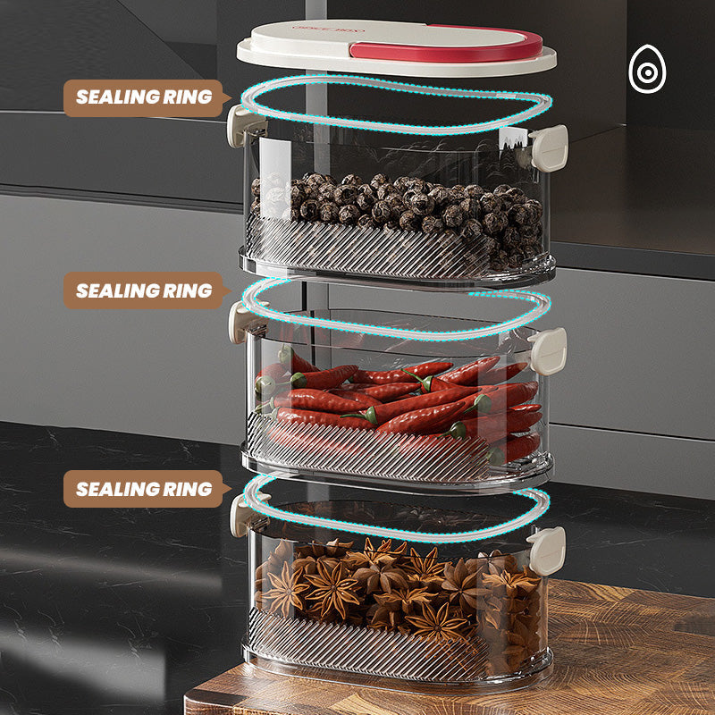 Stackable spice rack - stay fresh, access quickly – alternate product view 3