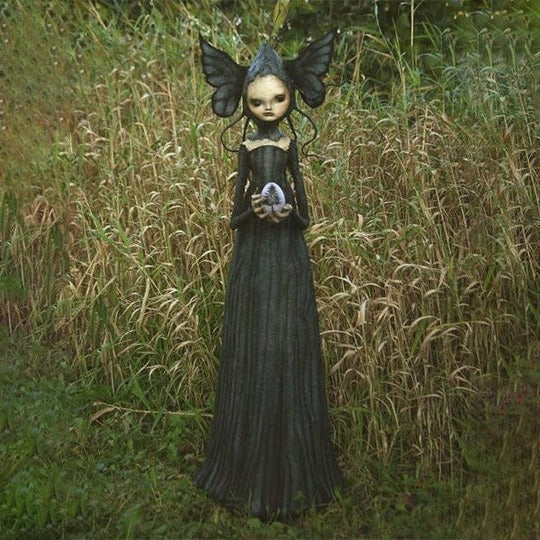 Dark Witch Sculpture Decorative Figure for Halloween Display – alternate product view 5