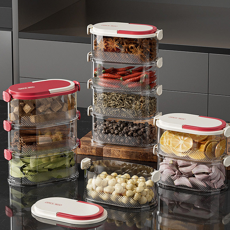 Stackable spice rack - stay fresh, access quickly – alternate product view 2