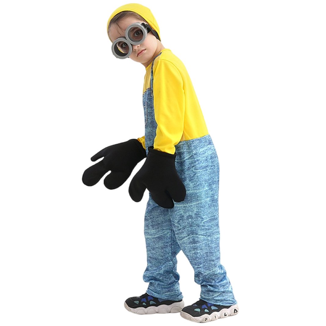 Boys Girls Costumes Jumpsuit Goggles Gloves and Hat 4pcs Suit for Halloween Carnival – alternate product view 3