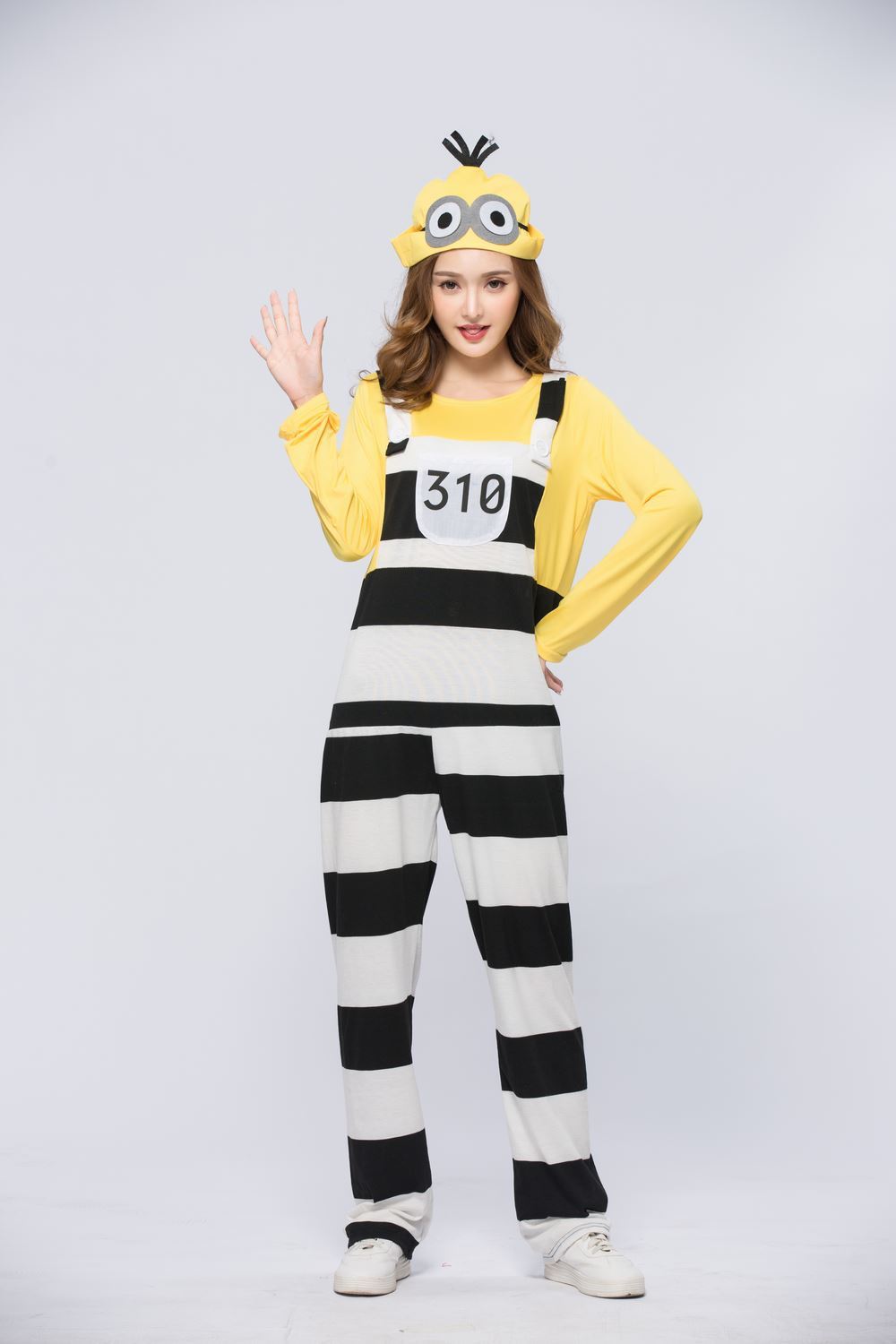 Adult Halloween Costume with Hat Women Cos Outfit – alternate product view 3