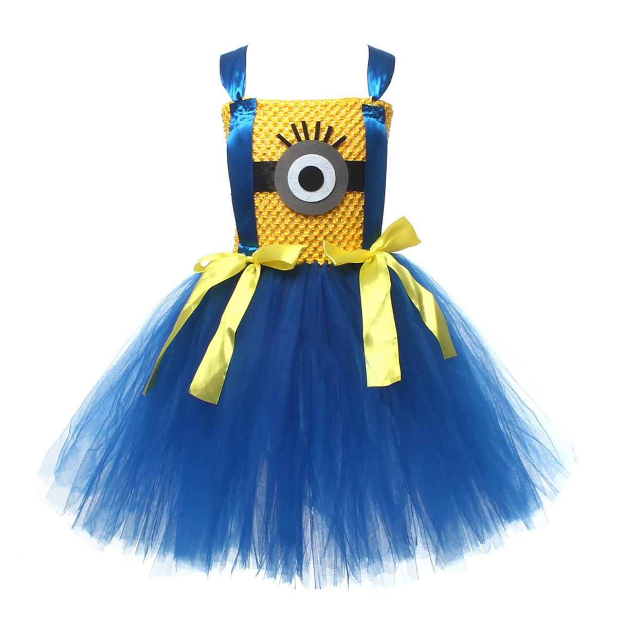 Kids Costumes Yellow and Purple Tutu Dress with Iconic Goggles – alternate product view 6