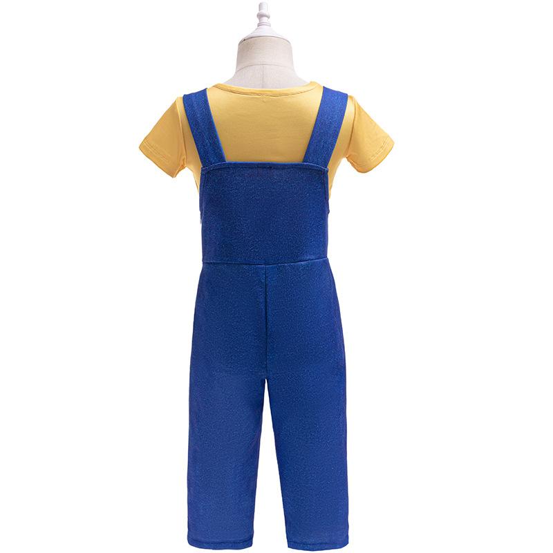 Boys Costume Yellow shirt and Denim overalls Kids Costumes Halloween Costumes – alternate product view 8