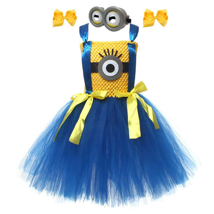 Kids Costumes Yellow and Purple Tutu Dress with Iconic Goggles – alternate product view 8