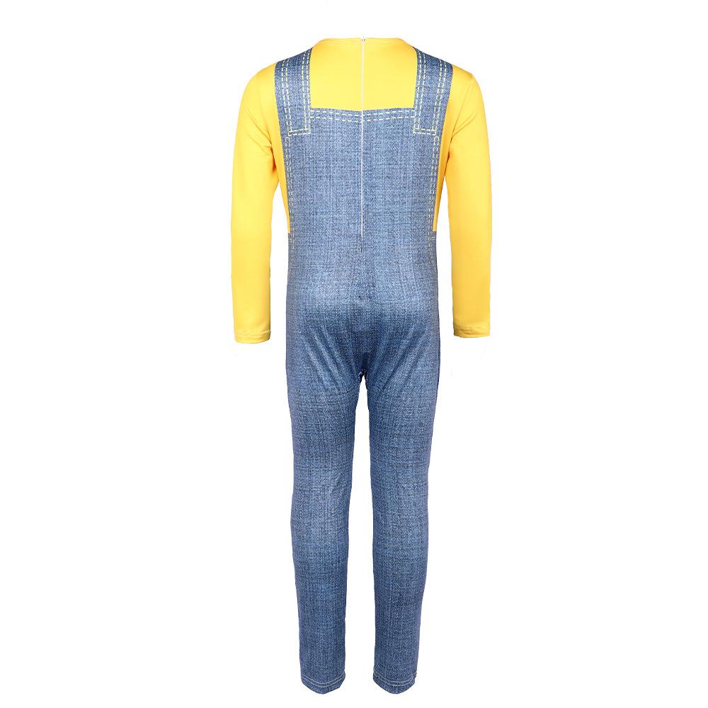 Kids Youth Costume Yellow Jumpsuit and Helmet for Halloween Cosplay – alternate product view 5