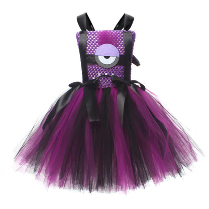 Kids Costumes Yellow and Purple Tutu Dress with Iconic Goggles – alternate product view 10
