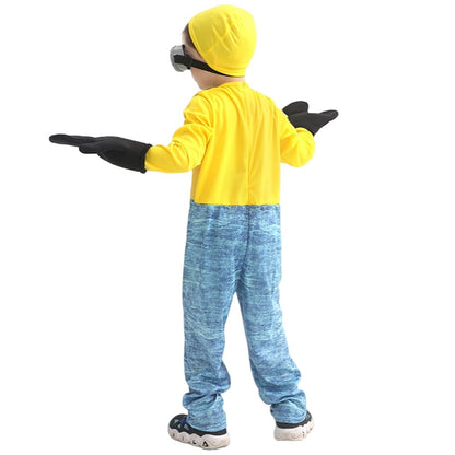 Boys Girls Costumes Jumpsuit Goggles Gloves and Hat 4pcs Suit for Halloween Carnival – alternate product view 5