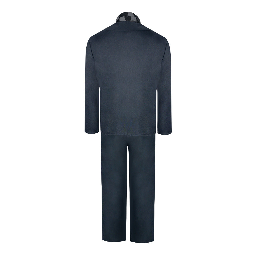 Adult Costume Gray Outfit Jacket Pants and Striped Scarf Adults Halloween Costume – alternate product view 3