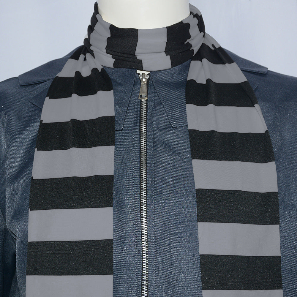 Adult Costume Gray Outfit Jacket Pants and Striped Scarf Adults Halloween Costume – alternate product view 4