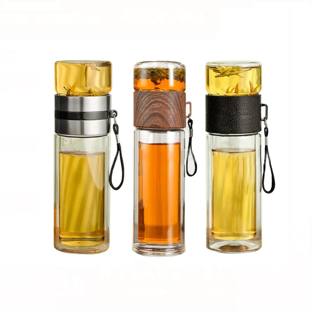 Vacuum-Style Glass Drink Bottle – Everyday Portable Design – alternate product view 6