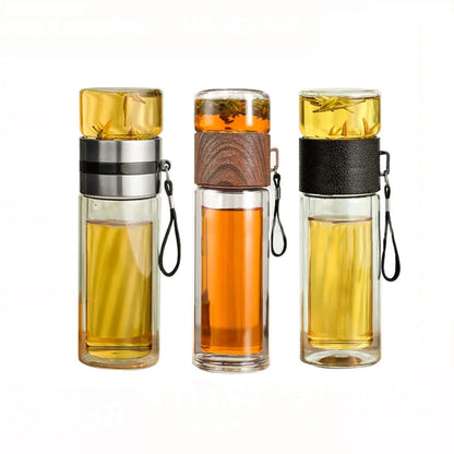Vacuum-Style Glass Drink Bottle – Everyday Portable Design – alternate product view 6