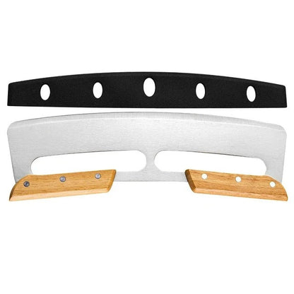 Large pizza cutter with curved stainless steel knife (35 cm) - Bruno – alternate product view 5