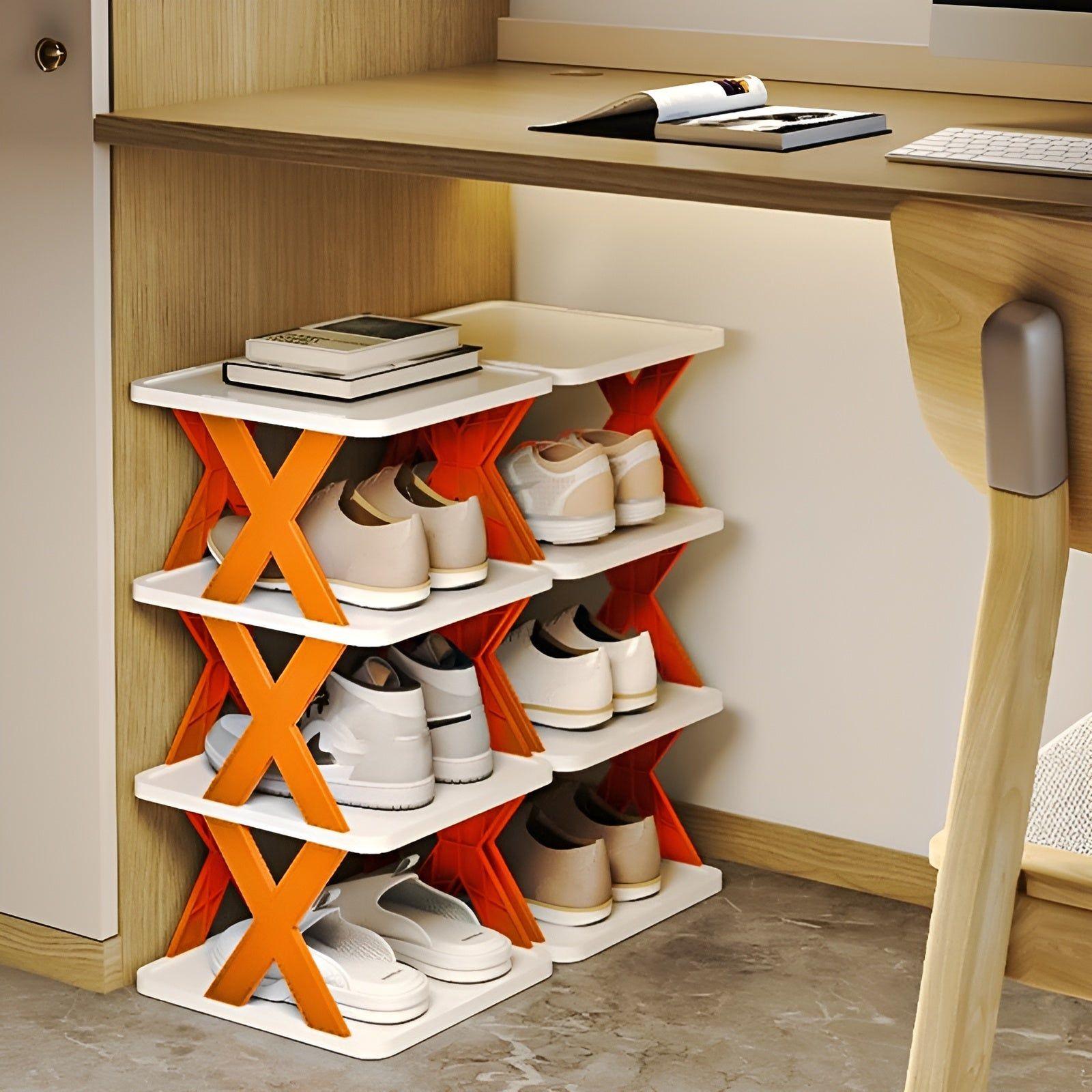 Shoe rack foldable with 3-7 layers – alternate product view 2