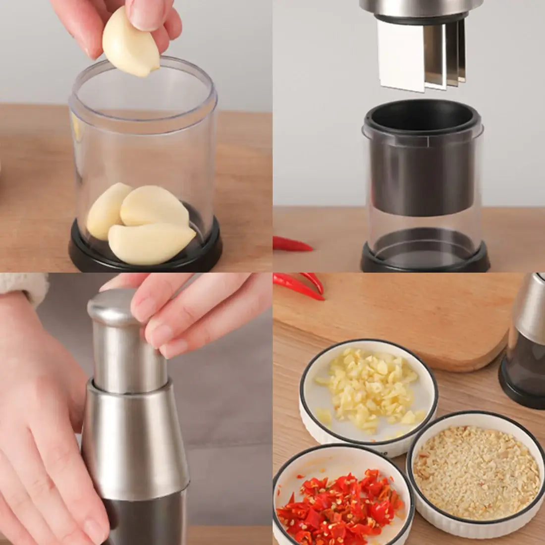 Manual stainless steel vegetable cutters - ChefChop Pro – alternate product view 9