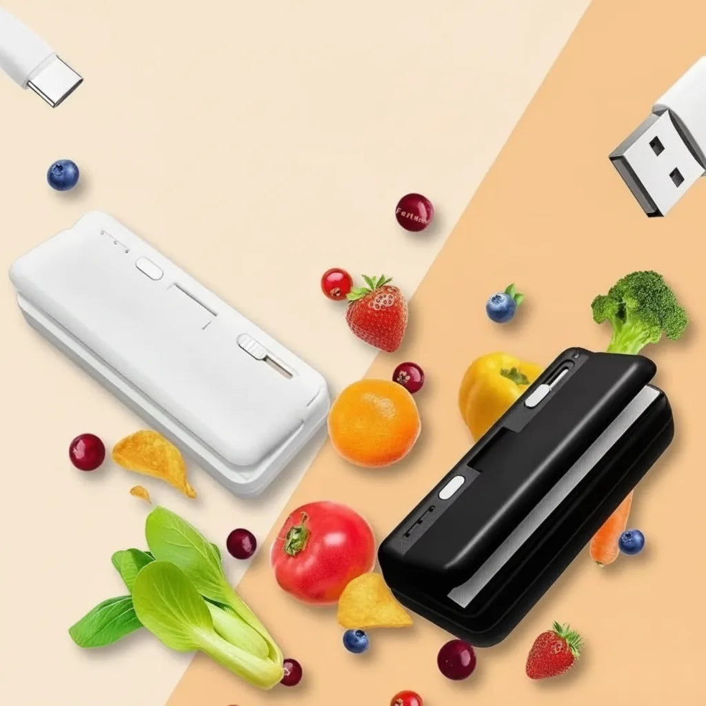 Mini bag sealer, rechargeable & compact – alternate product view 2