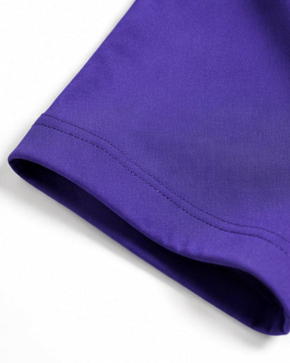 Adult Chapter 5 Lily Costume Purple Horror Game Doll PU Leather Dress T-shirt Matching Leg Sleeves and – alternate product vi