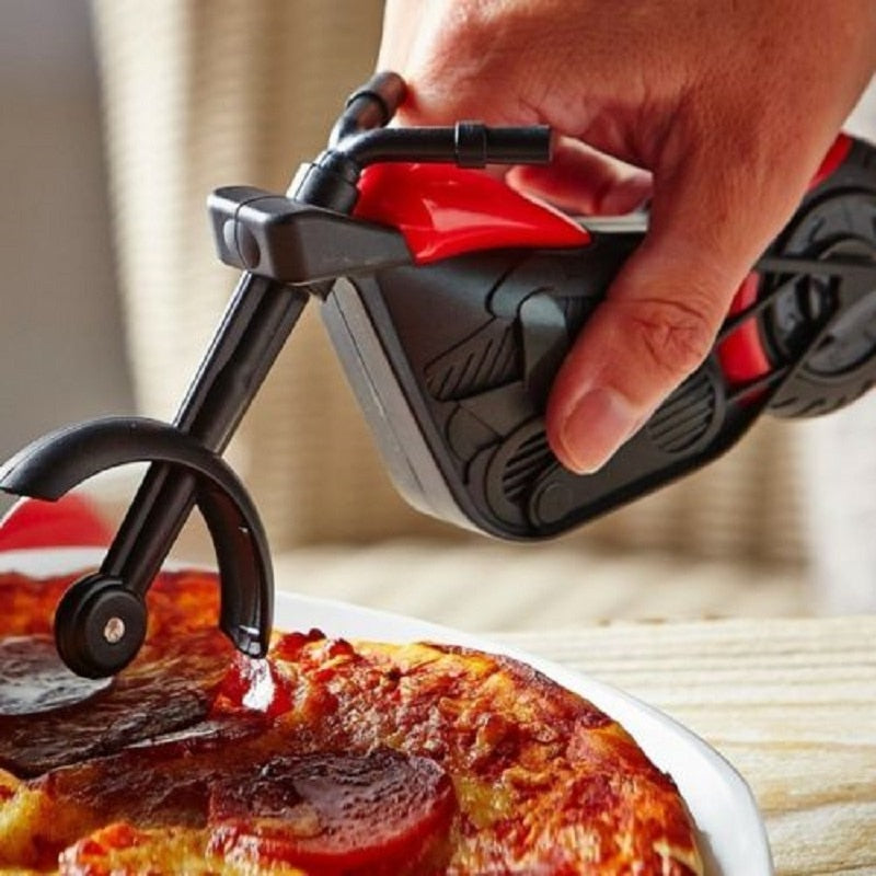 Luxe Motorcycle Style Pizza Cutter - MotoSlice