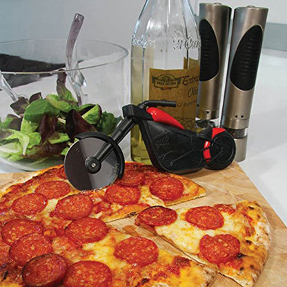 Luxe Motorcycle Style Pizza Cutter - MotoSlice – alternate product view 2