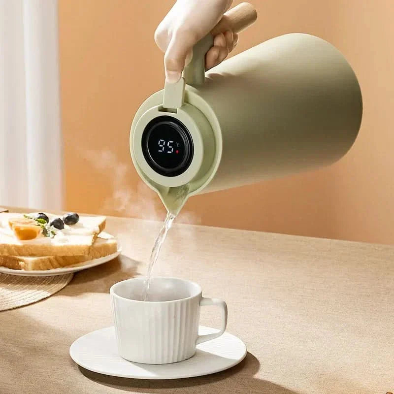 Thermos flask 1 L with digital temperature display