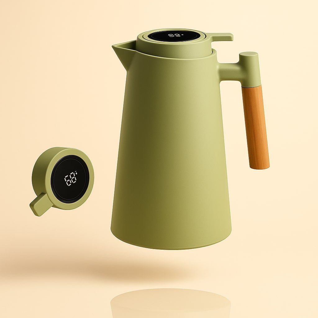 Thermos flask 1 L with digital temperature display – alternate product view 8