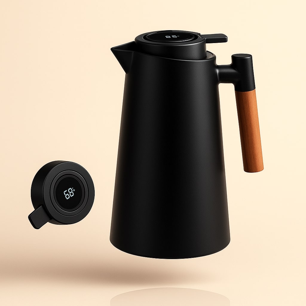 Thermos flask 1 L with digital temperature display – alternate product view 6