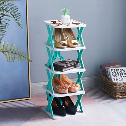 Shoe rack foldable with 3-7 layers – alternate product view 11