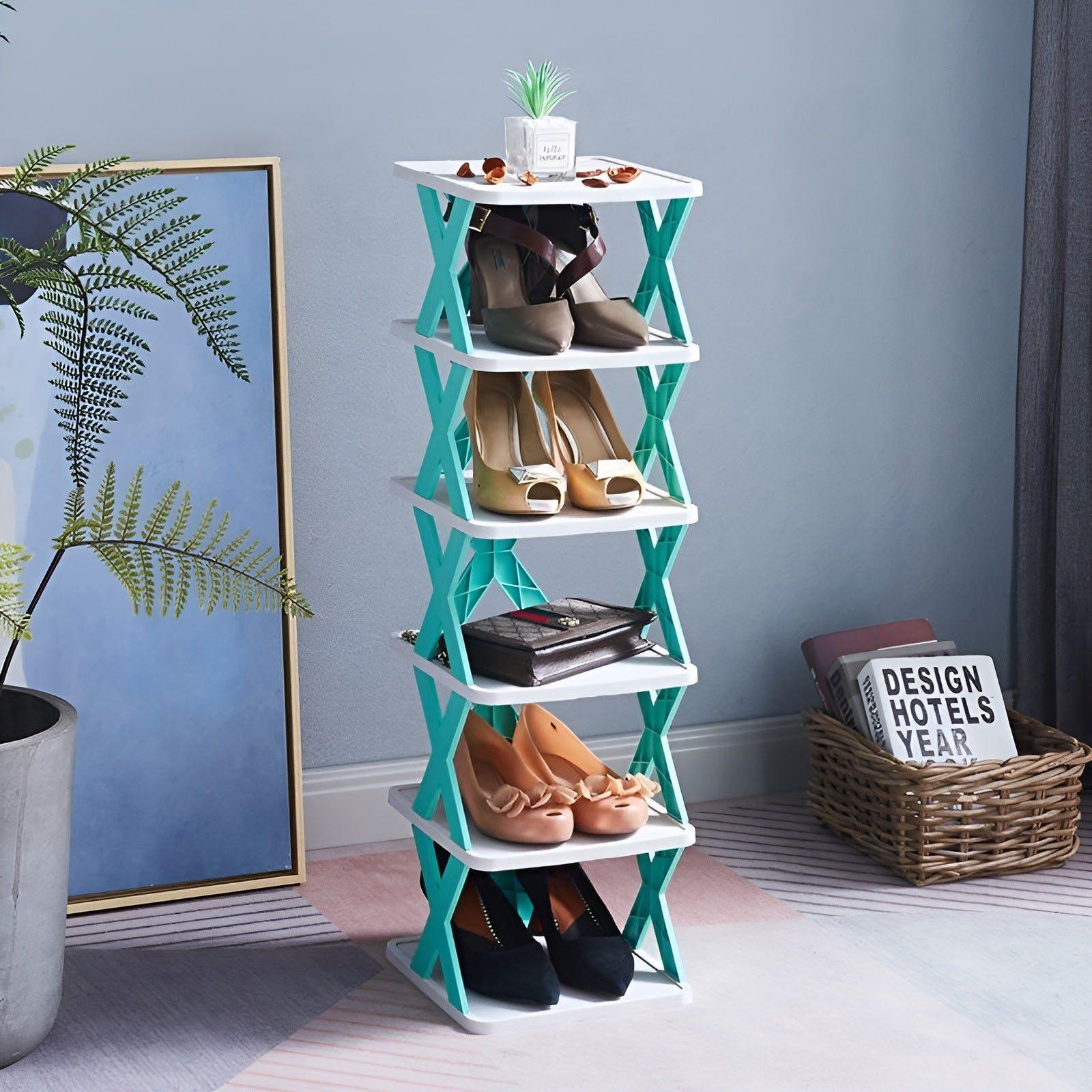 Shoe rack foldable with 3-7 layers – alternate product view 12