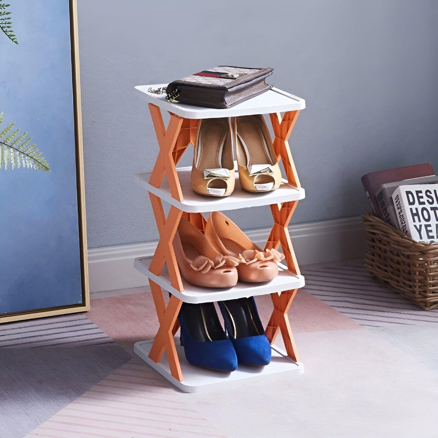 Shoe rack foldable with 3-7 layers – alternate product view 5