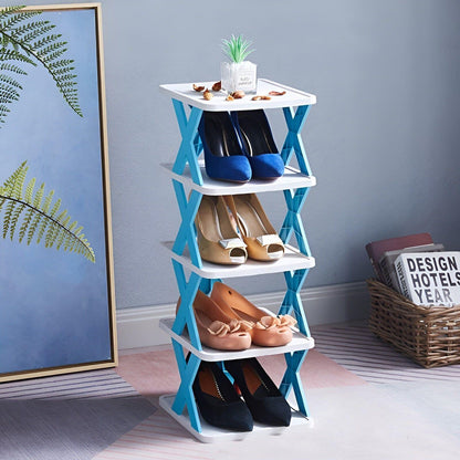 Shoe rack foldable with 3-7 layers – alternate product view 4